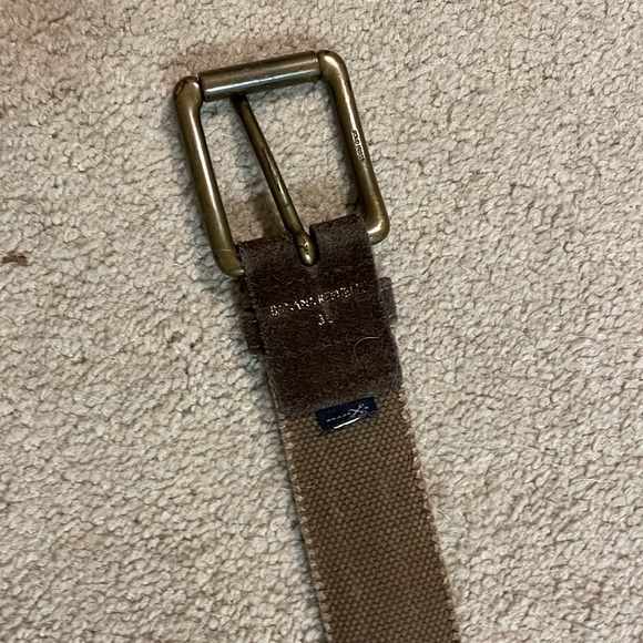 Men’s canvas and suede banana republic belt, size 38 - Picture 6 of 7